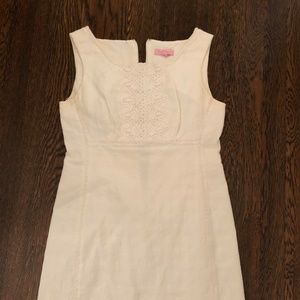 Lilly Pulitzer White Shift Dress 0